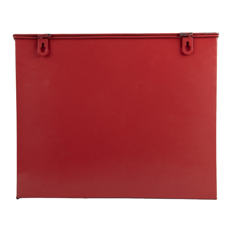 Clayre & Eef Christmas Decoration Figurine Mailbox 33x9x27 cm Green Metal