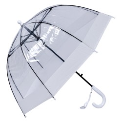 Juleeze Children's umbrella Ø 65x65 cm Transparent Plastic