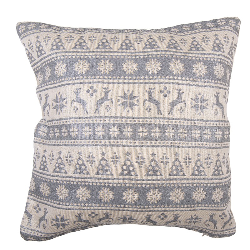 Clayre & Eef Coussin 44x44 cm Beige Polyester
