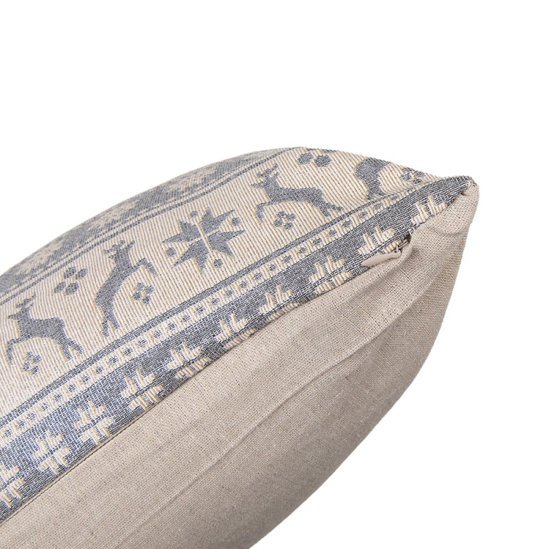Clayre & Eef Coussin 44x44 cm Beige Polyester
