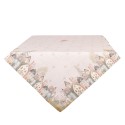 Clayre & Eef Tovaglia 100x100 cm Beige Cotone