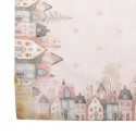 Clayre & Eef Tovaglia 100x100 cm Beige Cotone
