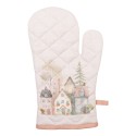 Clayre & Eef Manique de four 18x30 cm Beige Coton