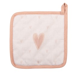 Clayre & Eef Manique 20x20 cm Beige Coton