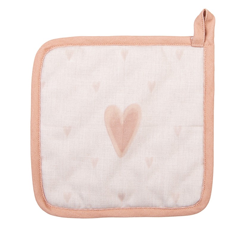 Clayre & Eef Manique 20x20 cm Beige Coton