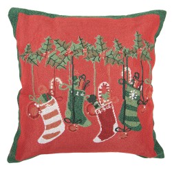 Clayre & Eef Sierkussen 44x44 cm Rood Polyester
