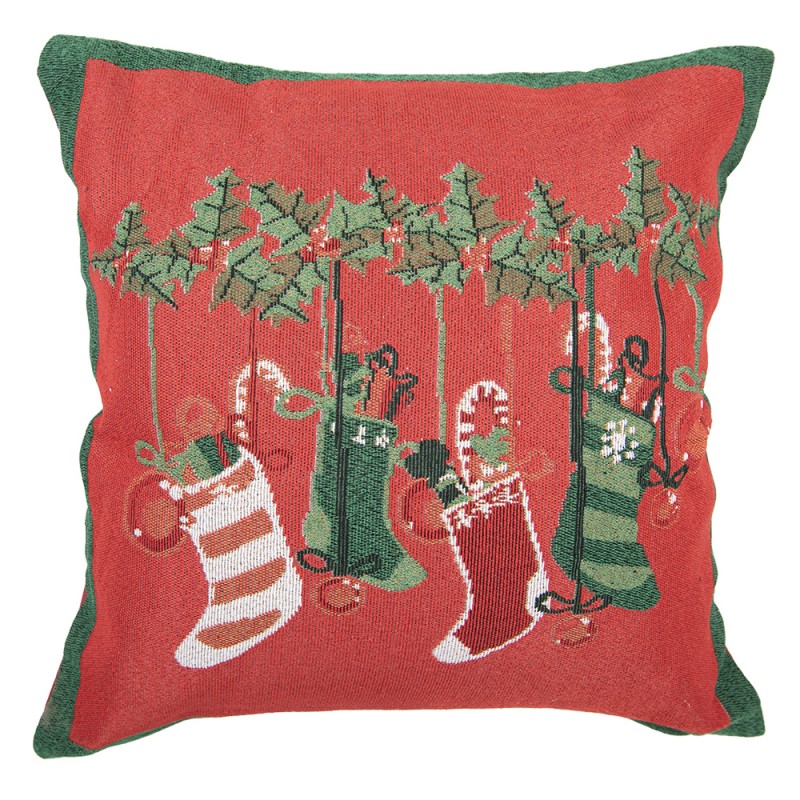 Clayre & Eef Sierkussen 44x44 cm Rood Polyester