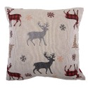 Clayre & Eef Decorative Cushion 44x44 cm Beige Polyester