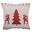 Clayre & Eef Cuscino decorativo 44x44 cm Beige Poliestere