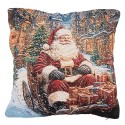 Clayre & Eef Decorative Cushion 44x44 cm Blue Polyester