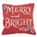 Clayre & Eef Decorative Cushion 44x44 cm Red Polyester