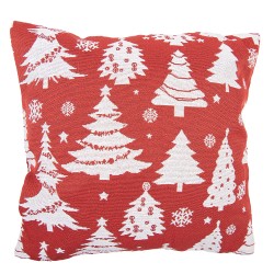 Clayre & Eef Dekokissen 44x44 cm Rot Polyester