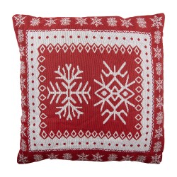 Clayre & Eef Decorative Cushion 45x45 cm Red Polyester