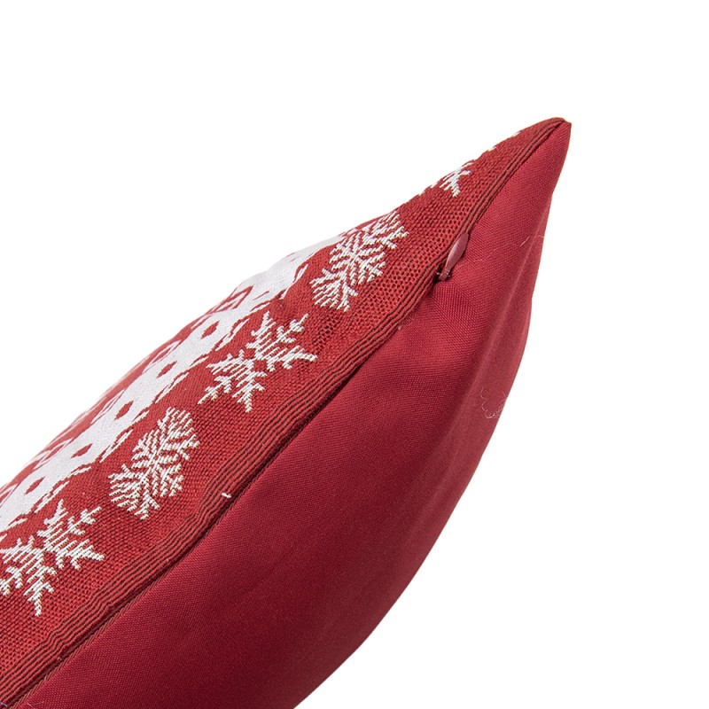 Clayre & Eef Decorative Cushion 45x45 cm Red Polyester