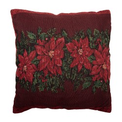 Clayre & Eef Decorative Cushion 45x45 cm Red Polyester