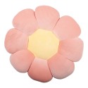 Clayre & Eef Cuscino decorativo Fiore Ø 40x6 cm Rosa Poliestere