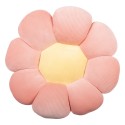 Clayre & Eef Cuscino decorativo Fiore Ø 40x6 cm Rosa Poliestere