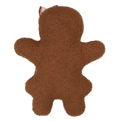 Clayre & Eef Sierkussen Gingerbread man 35x5x44 cm Bruin Polyester