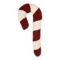 Clayre & Eef Cuscino decorativo Bastoncino di zucchero 18x5x45 cm Rosso Poliestere