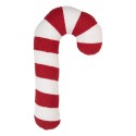 Clayre & Eef Coussin Canne en sucre d'orge 20x5x50 cm Rouge Polyester