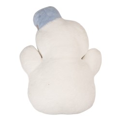 Clayre & Eef Dekokissen Schneemann 37x9x52 cm Weiß Polyester