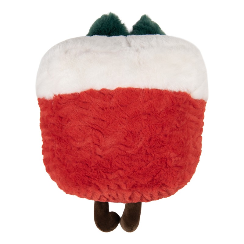 Clayre & Eef Cuscino decorativo Regalo 25x10x20 cm Rosso Poliestere