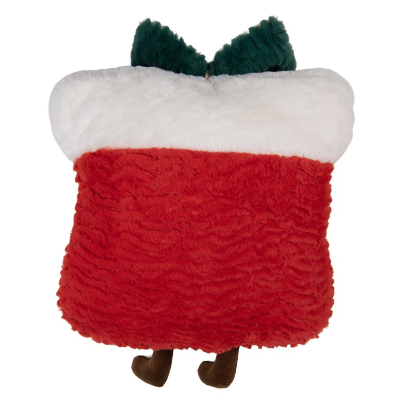 Clayre & Eef Cuscino decorativo Regalo 35x7x35 cm Rosso Poliestere