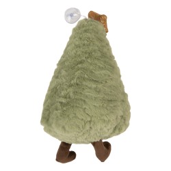 Clayre & Eef Cuscino decorativo Albero di Natale 15x9x23 cm Verde Poliestere