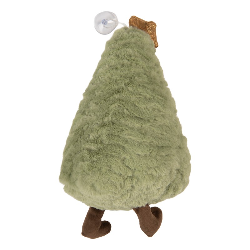 Clayre & Eef Decorative Cushion Christmas Tree 15x9x23 cm Green Polyester