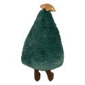 Clayre & Eef Coussin Sapin de Noël 20x10x32 cm Vert Polyester