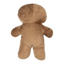 Clayre & Eef Sierkussen Gingerbread man 20x5x35 cm Bruin Polyester