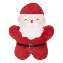 Clayre & Eef Dekokissen Weihnachtsmann 40x6x45 cm Rot Polyester