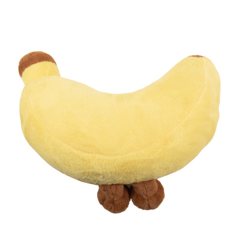Clayre & Eef Coussin 52x12x20 cm Jaune Polyester
