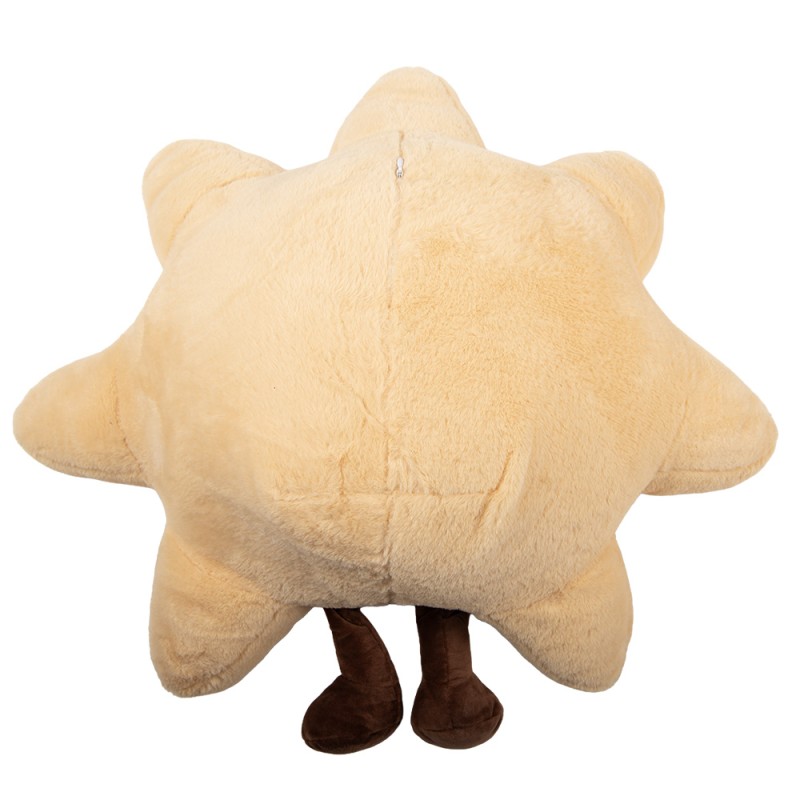 Clayre & Eef Sierkussen 53x12x53 cm Geel Polyester