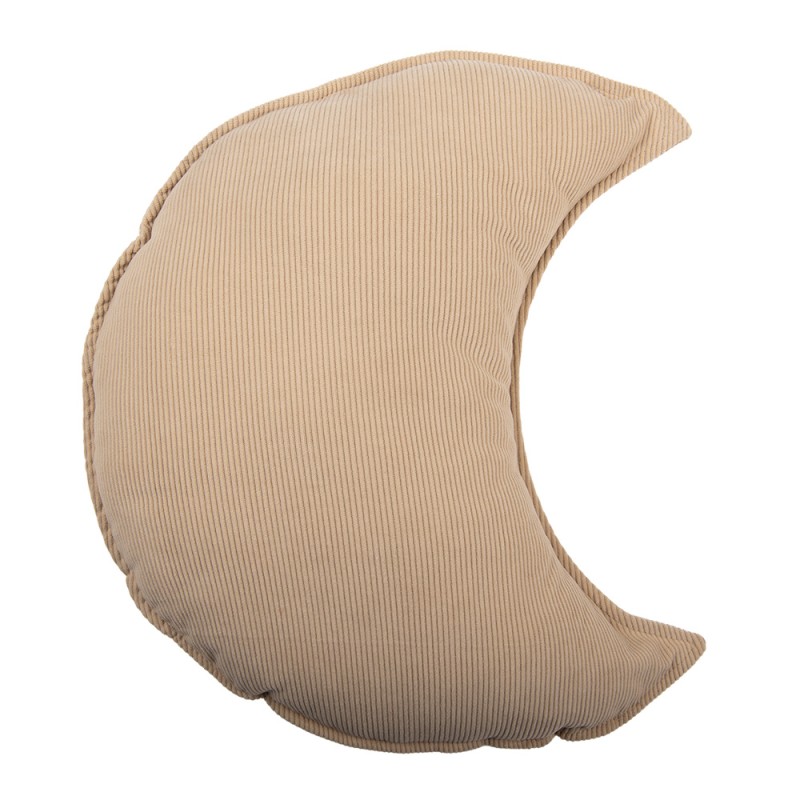 Clayre & Eef Decorative Cushion Moon 45x5x40 cm Beige Polyester