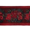 Clayre & Eef Chemin de table Noël 33x180 cm Rouge Polyester