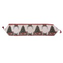 Clayre & Eef Tafelloper Kerst 33x180 cm Beige Polyester