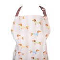 Clayre & Eef Tablier de cuisine 70x85 cm Beige Coton