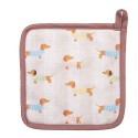 Clayre & Eef Manique 20x20 cm Beige Coton