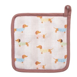 Clayre & Eef Manique 20x20 cm Beige Coton