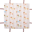 Clayre & Eef Brotkorb 35x35x8 cm Beige Baumwolle