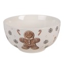 Clayre & Eef Bol à soupe 500 ml Blanc Porcelaine