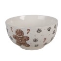 Clayre & Eef Bol à soupe 500 ml Blanc Porcelaine