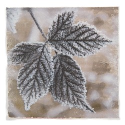 Clayre & Eef Servietten Papier 20er Set 33x33 cm Braun Papier