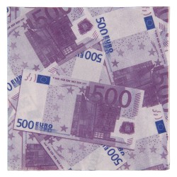 Clayre & Eef Napkins Paper Set of 20 33x33 cm White Paper
