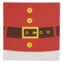 Clayre & Eef Serviettes Papier set de 20 33x33 cm Rouge Papier