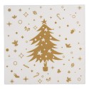 Clayre & Eef Serviettes Papier set de 20 33x33 cm Blanc Papier