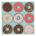 Clayre & Eef Tovaglioli Carta set di 20 33x33 cm Blu Carta