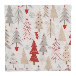 Clayre & Eef Napkins Paper Set of 20 33x33 cm White Paper
