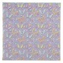 Clayre & Eef Servietten Papier 20er Set 33x33 cm Violett Papier